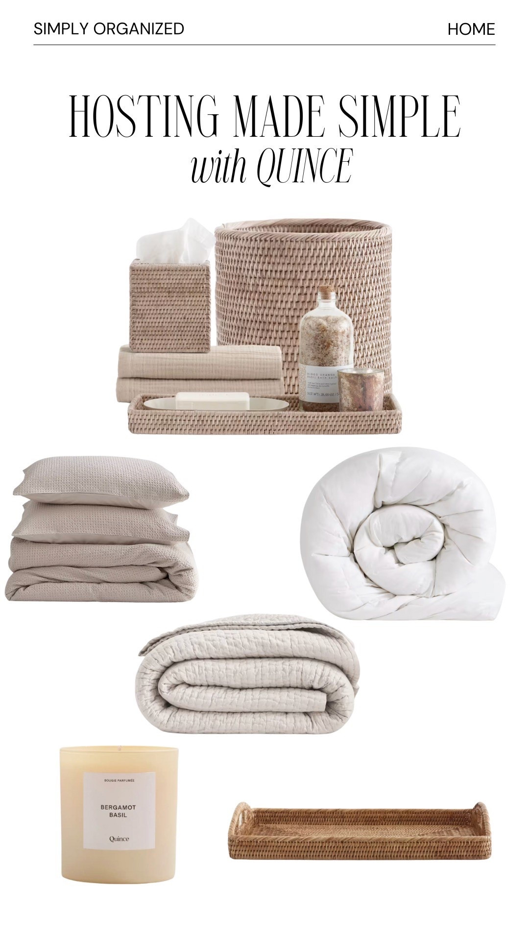 Hosting season is here, and thoughtful details make all the difference. Soft sheets, cozy duvets, a beautiful vanity setup, and a signature candle from Quince create an inviting space that feels effortless and elevated for your guests.

#LTKHome #LTKSeasonal