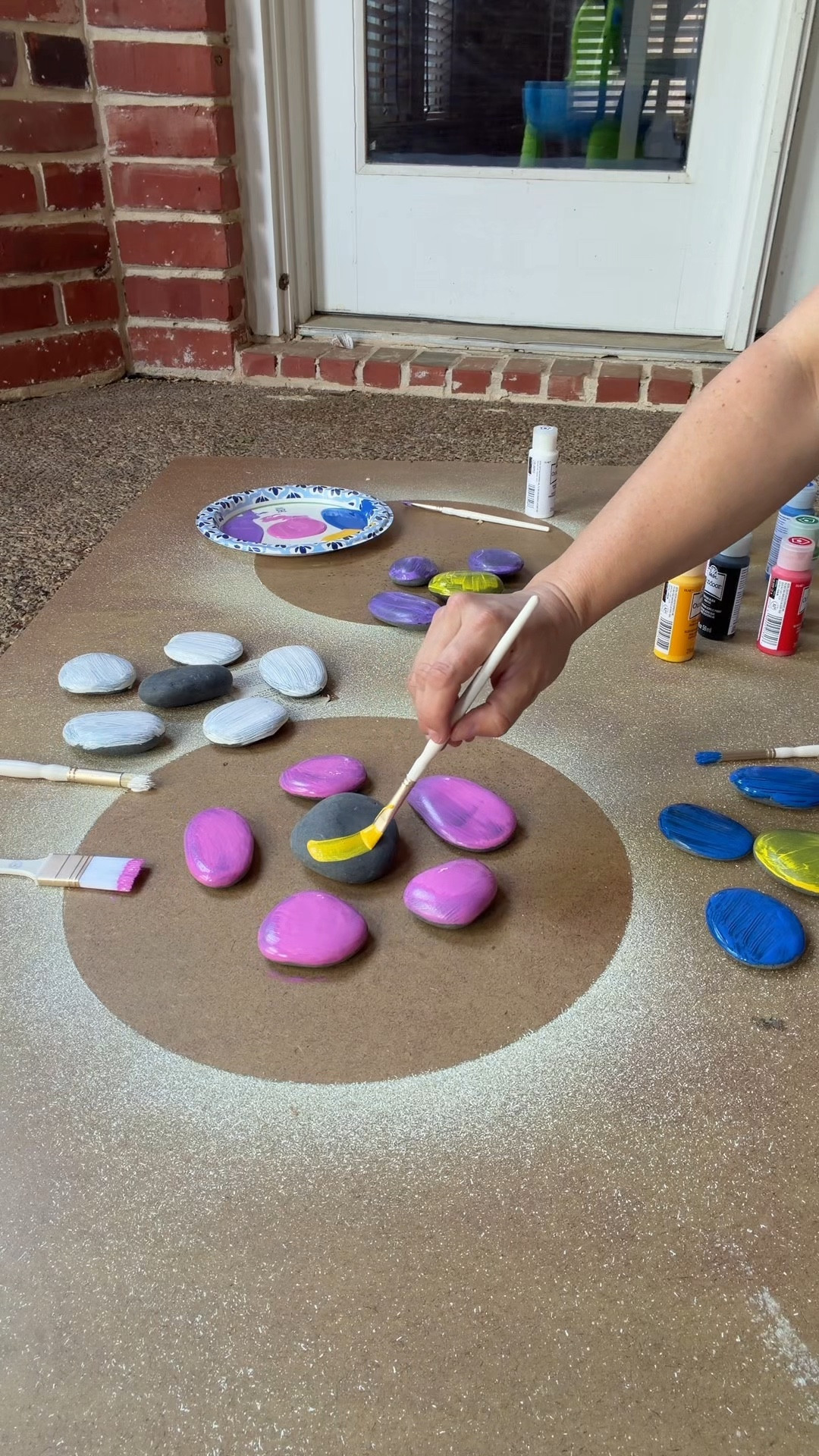 We created the cutest little painted rock garden to enjoy by our patio, and it might be one of my favorite easy outdoor projects yet!
I used the new FolkArt Outdoor Paint to bring these rocks to life with bright and fun colors!
What I love most about this is that it’s not just decor, it’s an activity. I set aside a space in our yard where we can keep adding new rocks to it all season long. 
It’s creative, easy, and will be so much fun to watch it grow over time.
If you want to make your own:
 🎨 Grab some rocks and clean them
 🌸 Paint simple designs with outdoor paint
 ☀️ Let dry and add them to your garden space
This is your sign to make something colorful, creative, and a little bit magical this spring.

@plaidcrafts @walmart #ad #MakeItWithWalmart #PlaidCrafts

#LTKSeasonal #LTKHome