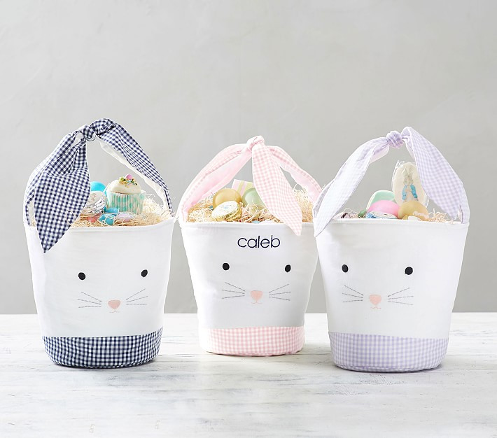 Tie Ear Bunny Easter Treat Bucket | Pottery Barn Kids