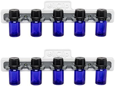 Oil Clip Strips for 10 Essential Oil Bottles, fits 5ml and 15ml. | Amazon (US)
