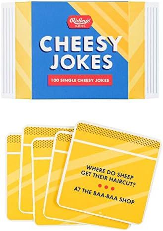 Ridley’s 100 Single Cheesy Joke Cards – Includes 100 Jokes for Kids and Adults, Funny Jokes for Fami | Amazon (US)
