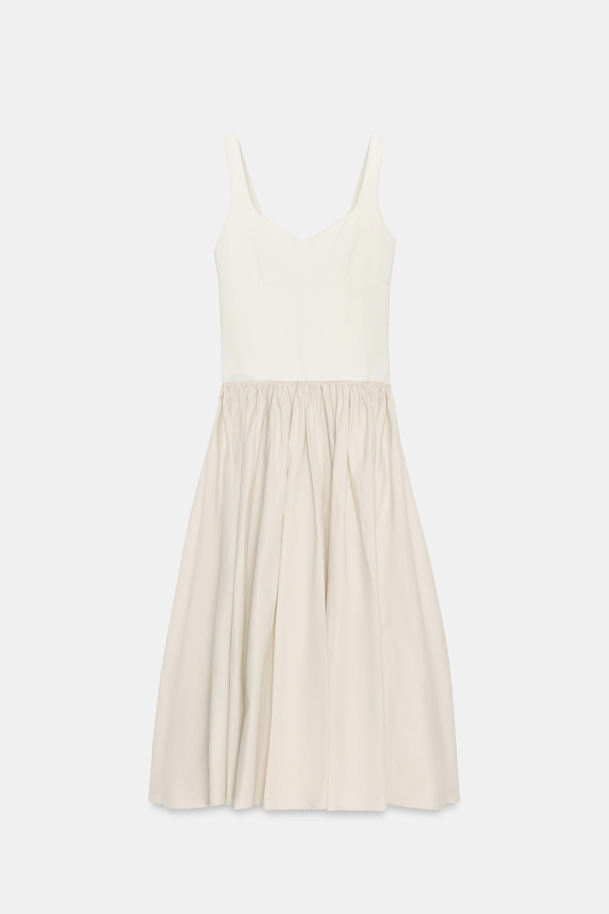 COMBINED MIDI DRESS | Zara US