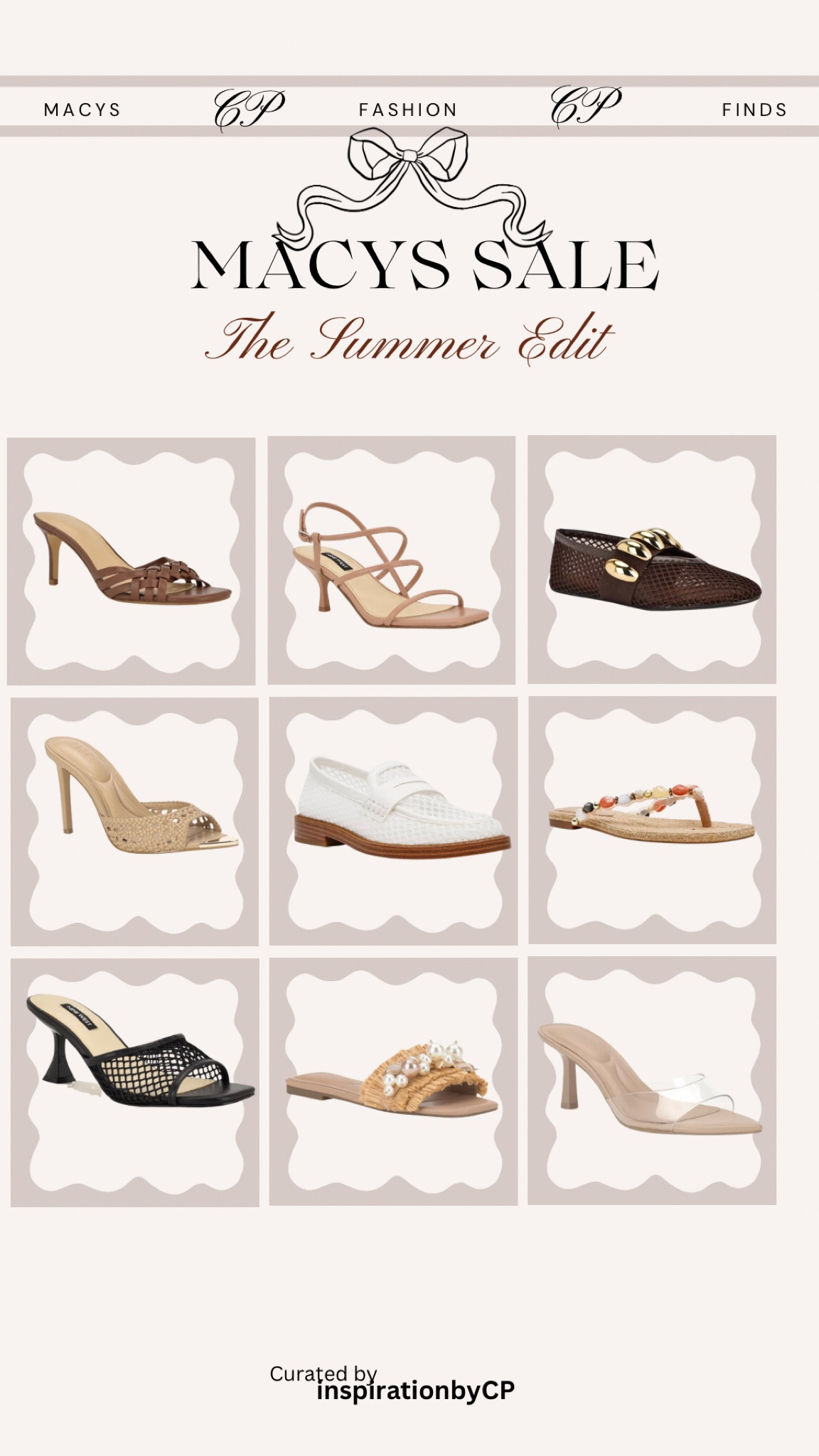 Macy’s FRIENDS & FAMILY SALE ends today…so many beautiful shoes for summer 
#macys #shoes #mules #heels #woven #summersandals #mothersdaygift

#LTKMothersDay #LTKSaleAlert #LTKU