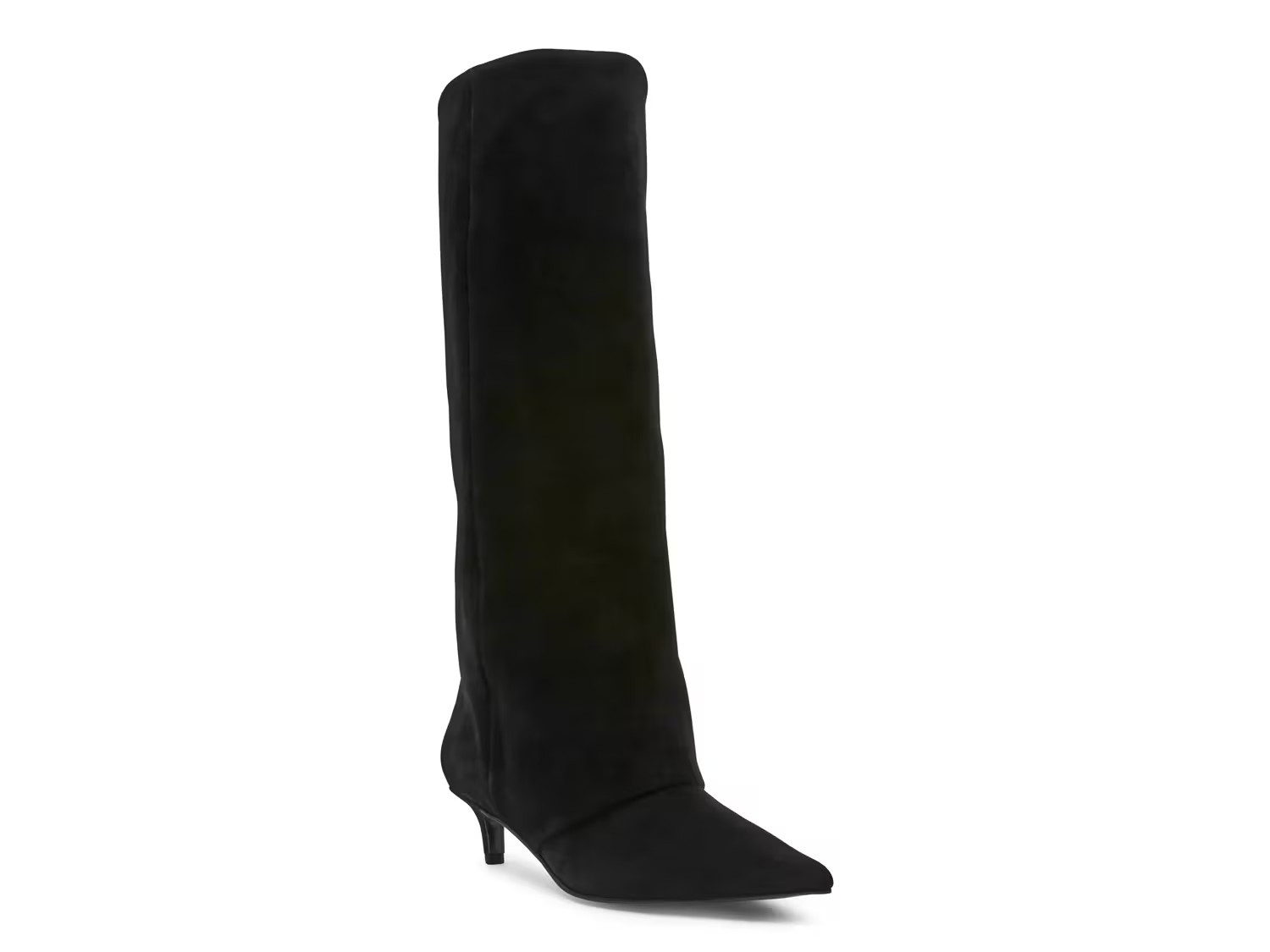 Steve Madden Luca Boot | Women's | Black Suede | Size 9.5 | Boots | Kitten | DSW