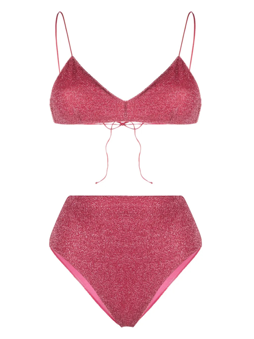 Oséree Lumière Glitter Bikini Set - Farfetch | Farfetch Global