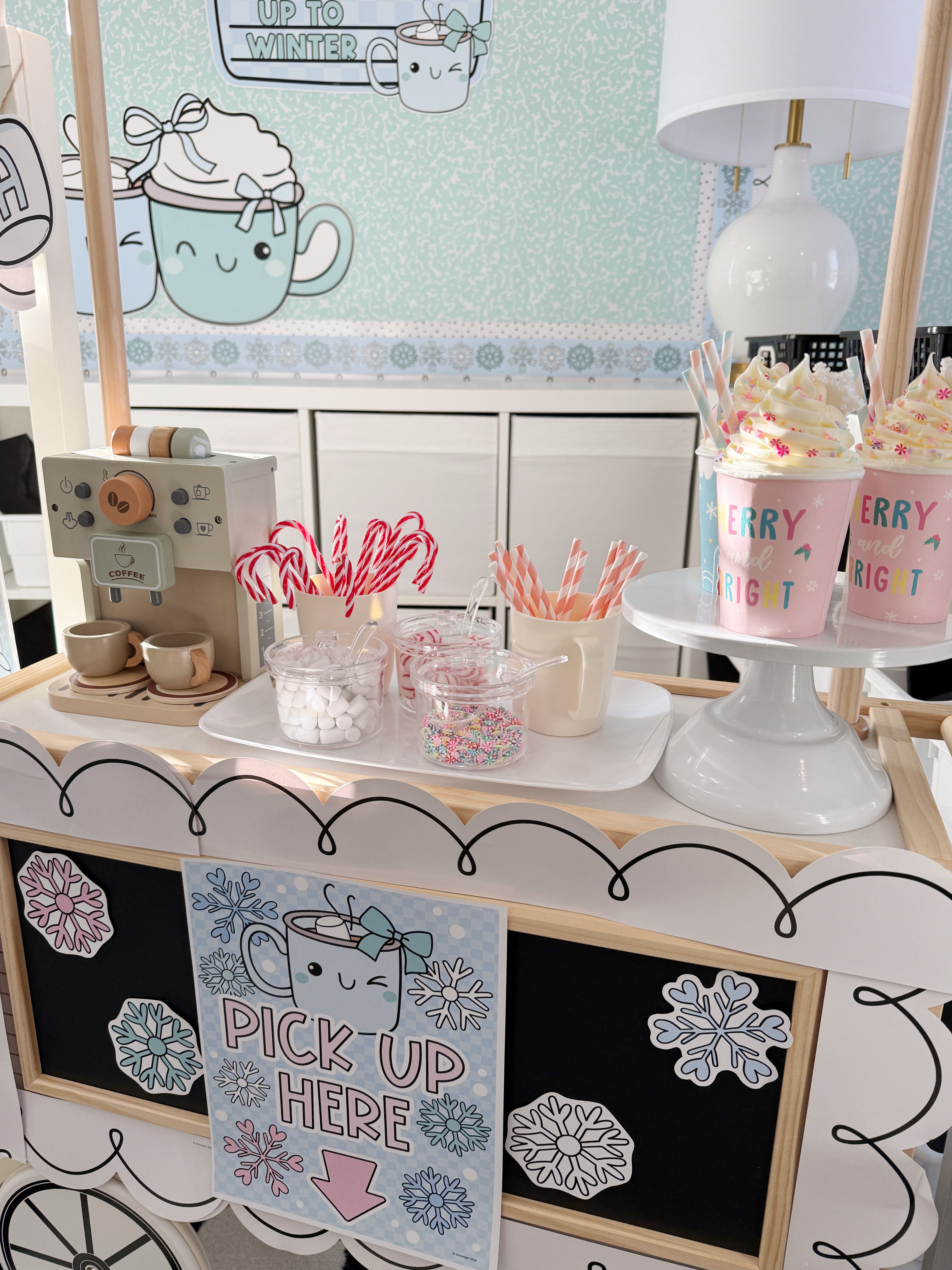 The cutest winter hot cocoa dramatic play setup! Encourage imaginative play, language development, and hands-on learning! 

 #LTKmomlife #LTKSeasonal #LTKHome