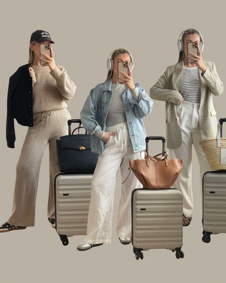 Airport outfits ✈️

Travel outfits, airport looks, travel looks, comfy outfits 

#LTKstyletip #LTKSeasonal #LTKtravel