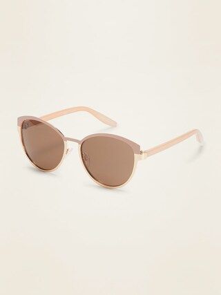 Color-Blocked Sunglasses for Women | Old Navy (US)