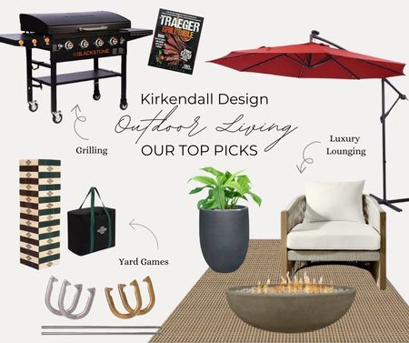 Check out our top picks for outdoor living! We are excited for the warm weather and can't wait for grilling season, luxury lounging, and yard games. #outdoor #outdoor living #outdoorlounge #springtime

#LTKhome #LTKSeasonal