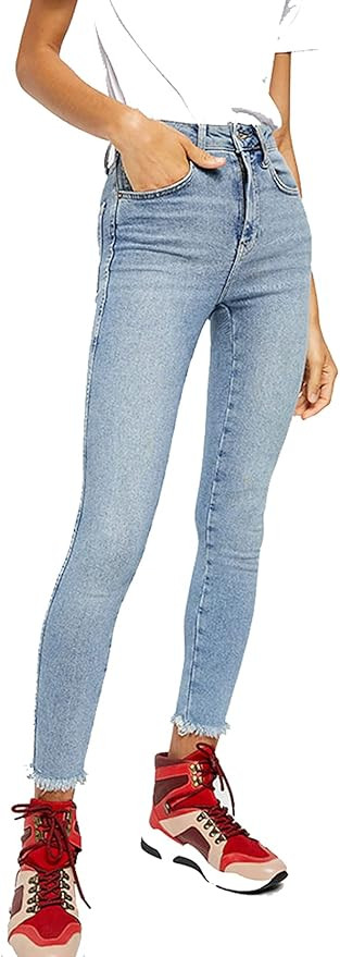 Free People We The Free Raw High-Rise Jeggings | Amazon (US)