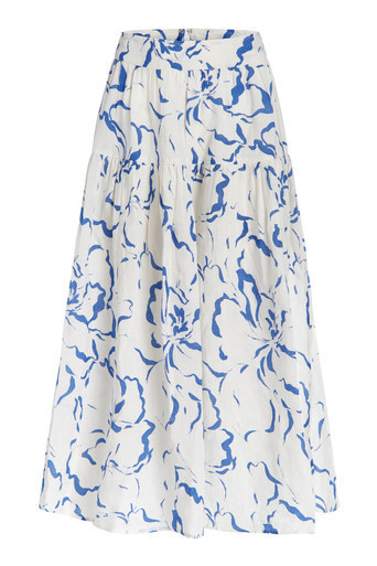 Olivia by Livro Quinn Skirt, Ibisco Reverse | Monkee's of Mount Pleasant