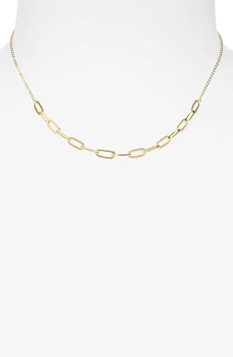 Round Chain Link Necklace | Nordstrom