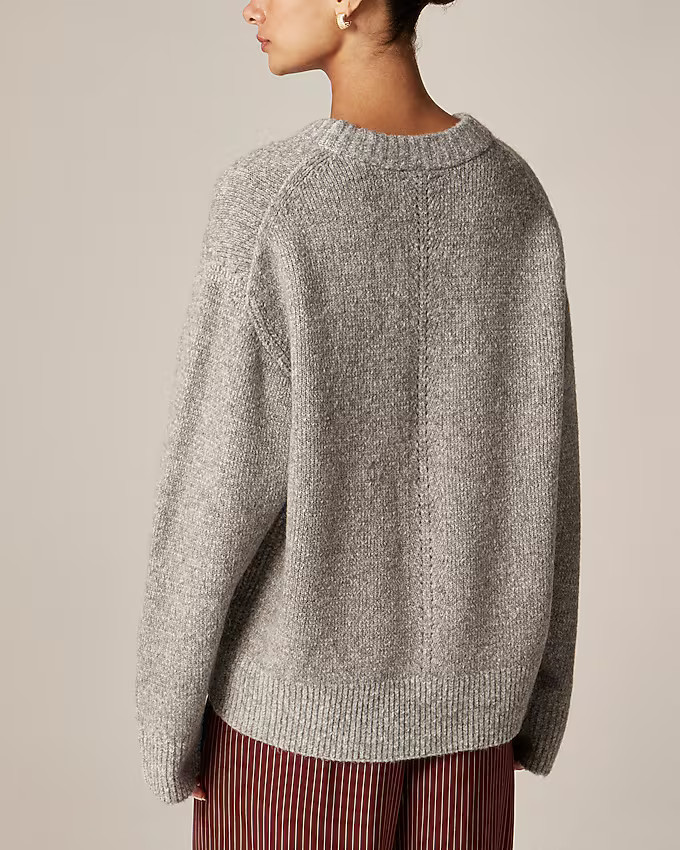 Relaxed crewneck pullover | J. Crew US