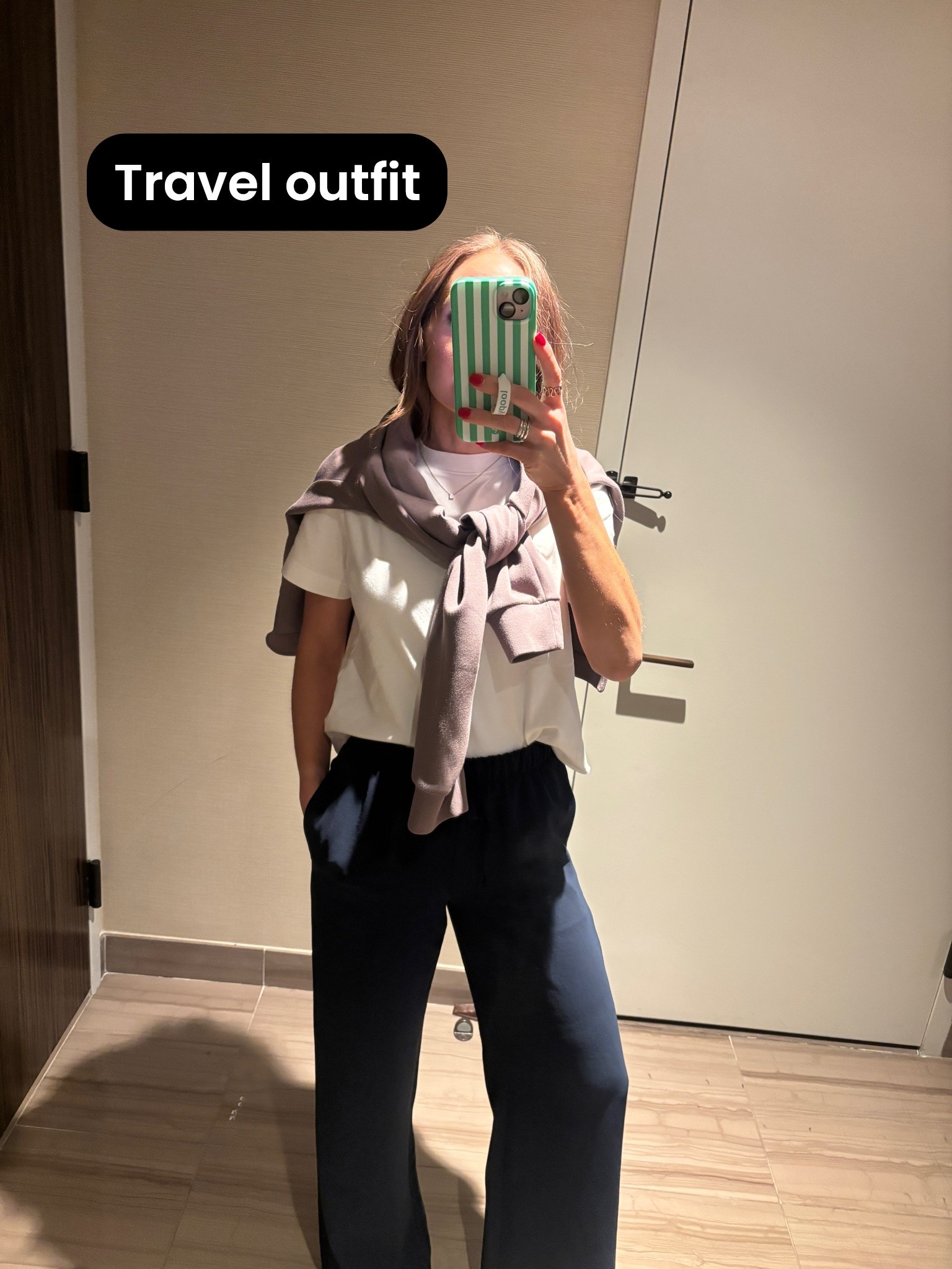 Travel day outfit