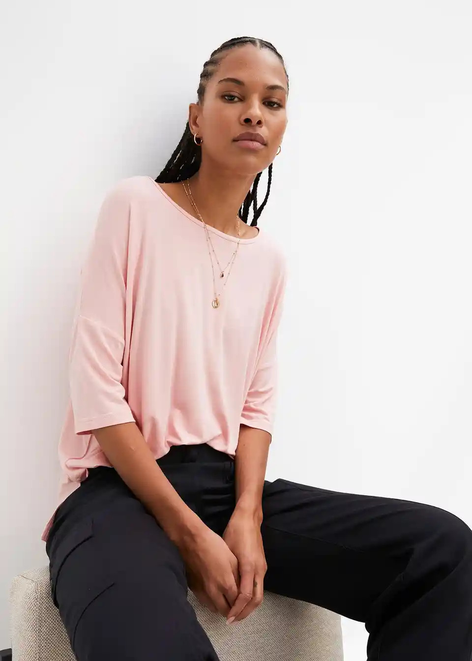 Boxy-Shirt aus softem Viskose-Mix | Bonprix DE