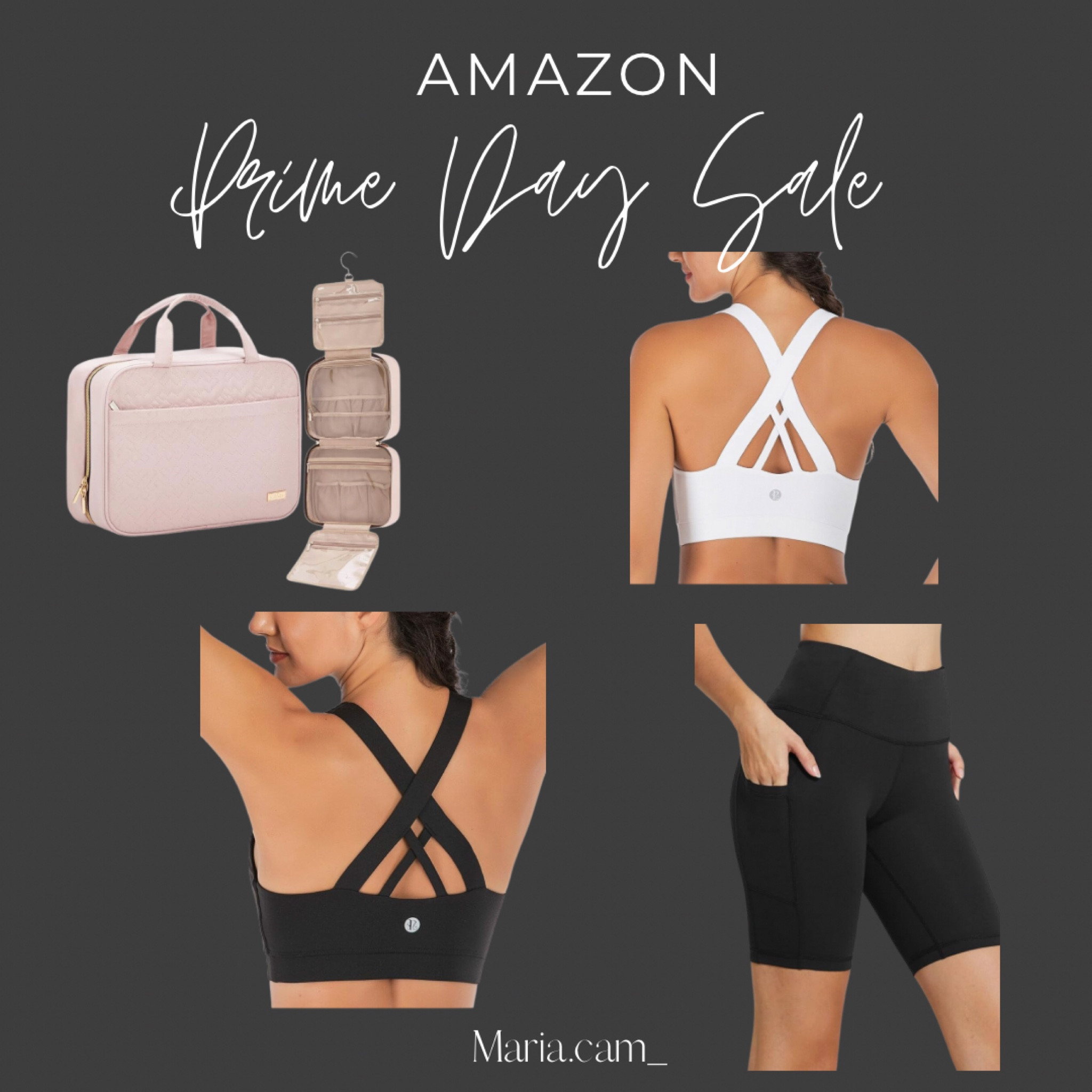 Amazon Prime Day Sale!! These sports bras are a must! I love the support! Toiletry bag, great for traveling 

#LTKFitness #LTKSaleAlert #LTKFindsUnder50