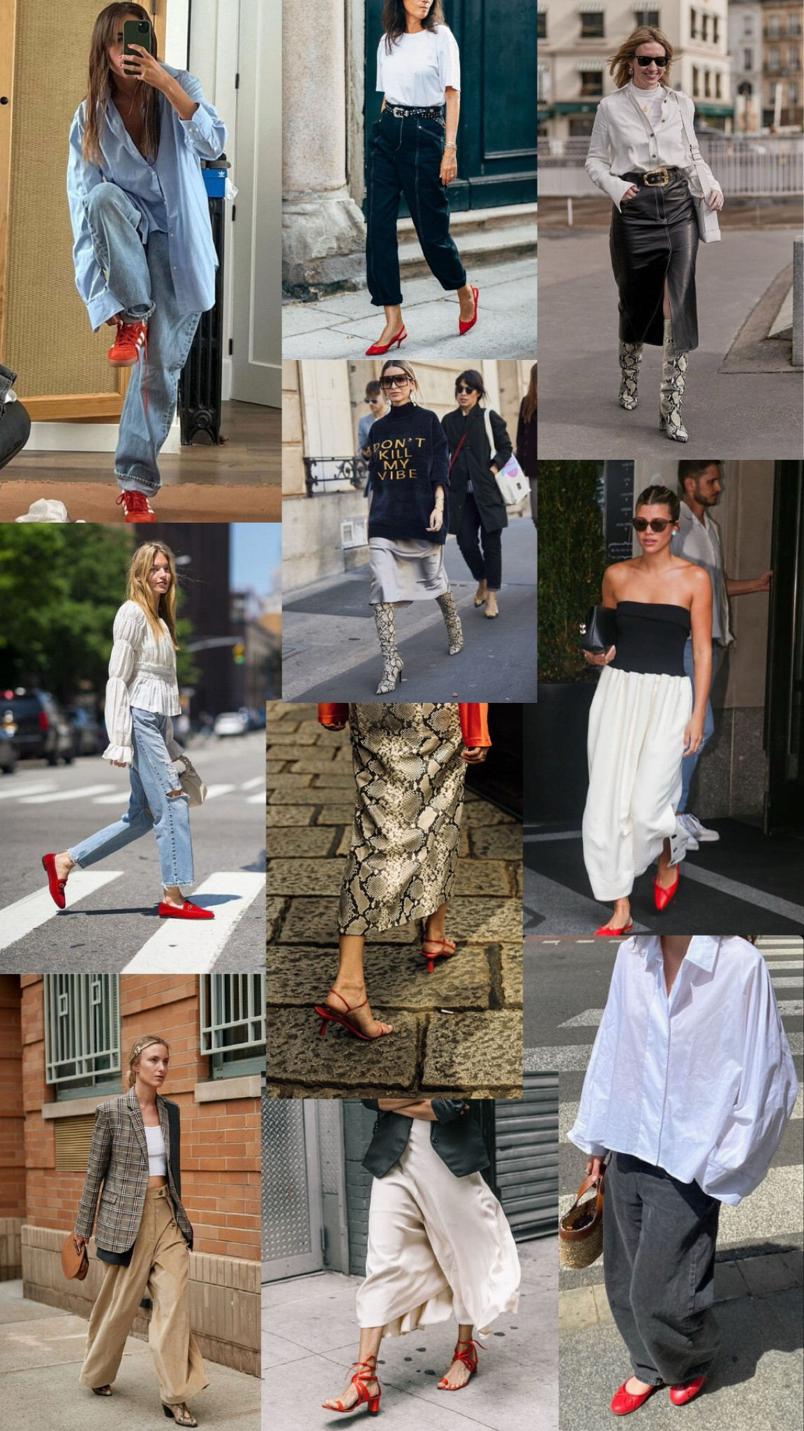 An easy spring update | the red shoe | the snakeskin shoe | shoes for spring 

#LTKstyletip #LTKover40 #LTKfindsunder100