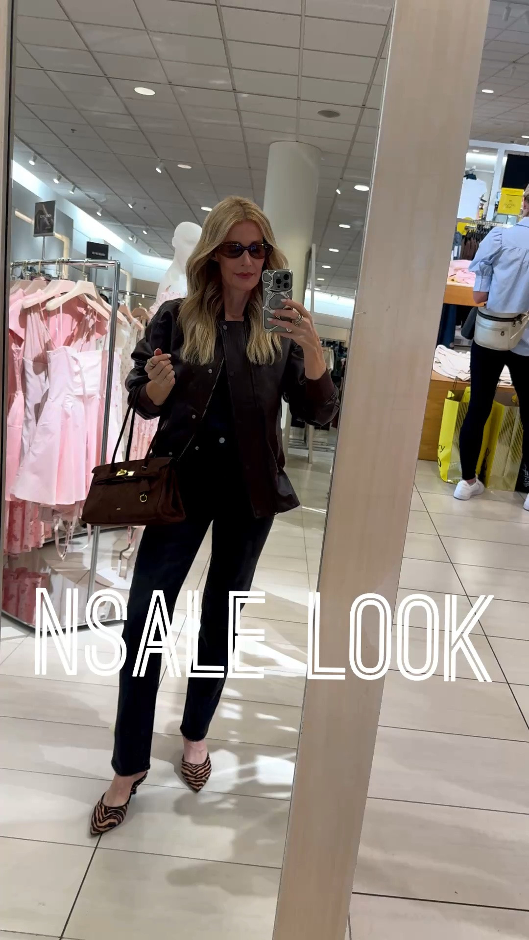 Entire look is part of the Nordstrom Anniversary Sale! 
I’m wearing an XS in this gorgeous AllSaints burgundy leather bomber jacket. These Pistola high-rise straight-leg faded black jeans are some of my favorite denim from the sale—they fit true to size, and I’m wearing a 24.

#LTKootd #LTKOver40 #LTKSaleAlert