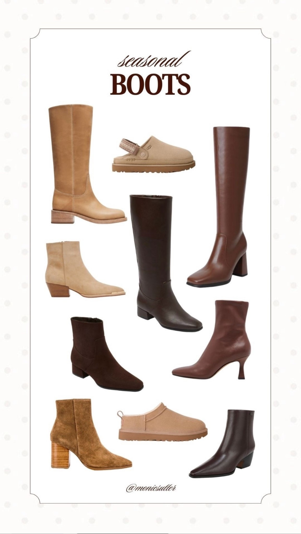 Fall is the season for good boots, and I’ve rounded up the styles worth adding to your closet this year. From classic knee-highs to everyday ankle boots, chic western styles, and weather-friendly pairs that don’t sacrifice style there’

#LTKFallSale #LTKNYFW #LTKShoeCrush