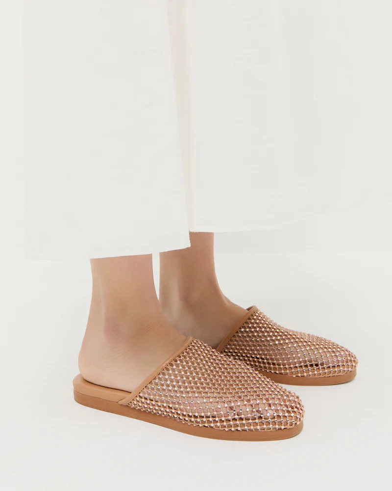 Roni Dune/Crystal Netted Slide | Loeffler Randall