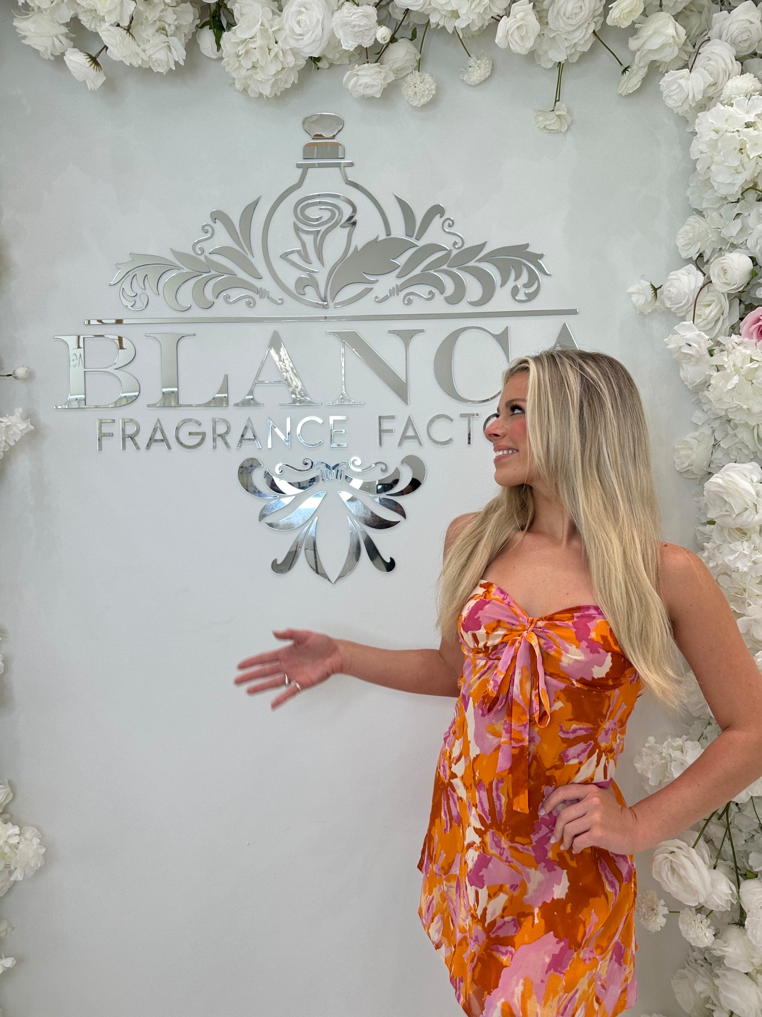 Lulus Multi Floral Halter Mini Dresss