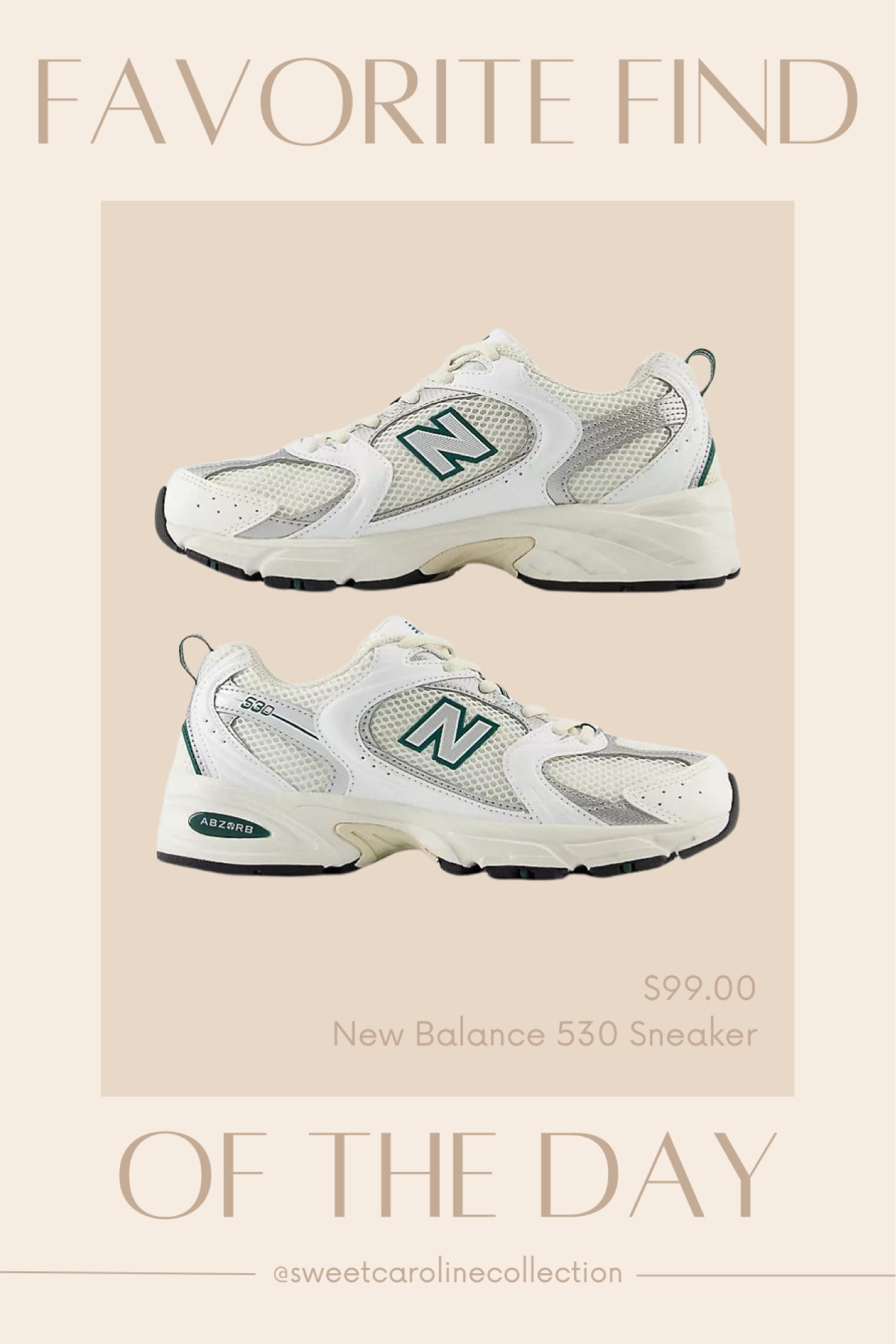 Favorite find of the day 👟

I’m OBSESSED with these 530 New Balance Sneakers!! This is such a fun color combo for Fall! I’m loving the green accent. 

Adidas, shoes, sneakers, Nike, Lamp, Serena & Lily, wayfair, Target, pottery barn, faux tree, Walmart, beach house, olive tree, Home Depot, Mango, animal print, home decor, interior design, Anthropologie, agua bendita, one piece swimsuit, Lisa Says Gah, one piece swimsuit, swim, Petal+pup, set, summer, Peppermayo, strapless dress, vacation dress, linen dress, shell dress, Petal + pup, Neiman Marcus, agua bendita, free people, Boden, saks fifth Avenue, gottex swimwear, Nordstrom sale, Victoria’s Secret, cleonie swim, & other stories, pac sun, matching set, sabo skirt, pink set, beach outfit, summer outfit, linen set, Amazon, Peppermayo, showpo, Dress, revolve, Elliatt, floral dress, rosette dress, Amanda uprichard, romper, Heartloom, free people, ASTR, MISA, cleobella, majorelle, Zimmermann, loveshackfancy, likely, yumi Kim, rails, Bardot, floral dress, wedding guest dress, Rachel Parcell, white dress, bride, wedding, Shopbop, English factory, heels, mules, Steve Madden, Tony Bianco, target, Anthropologie, Rachel parcell, workwear, sweater, dress, mini dress, midi dress, work dress, Tory Burch, neiman Marcus, Shoes, heels, mules, slingbacks, Sam Edelman, Prada, lululemon, shoulder bag, tote, top handle bag, belt bag, jacquemus, DSW, Macys, tuckernuck, lulus, revolve, ASTR, petal and pup, show me your mumu, Nine West, j.crew, coach, Chinese laundry, dolce vita, journee, Bag, purse, coach, bow, shoulder bag, accessories, coachtopia, love, new arrival, best seller, must have, most wanted, designer, loeffler Randall, dsw, musinsa, Amazon, dupe, radley London, affordable, under 300, under 200, under 100, sale, gift idea, gift guide, spring style, summer fashion, shoes, classy, sweet Caroline collection

#LTKfindsunder100 #LTKtravel

#LTKFindsUnder100 #LTKShoeCrush #LTKSeasonal