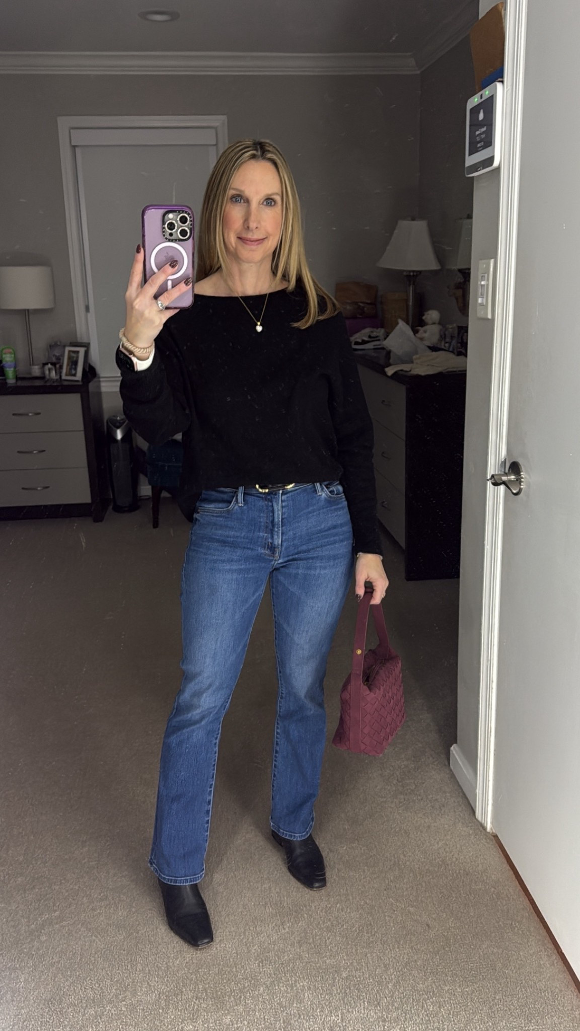 Quince boatneck sweater was perfect for a dinner date recently 
Quince makes soft and cozy and of course, reasonably priced, cashmere!#LTKCyberWeek

#LTKGiftGuide #LTKOver40