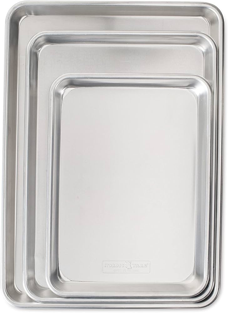 Nordic Ware 3 Piece Baker's Delight Set, 1 Pack, Aluminum | Amazon (US)