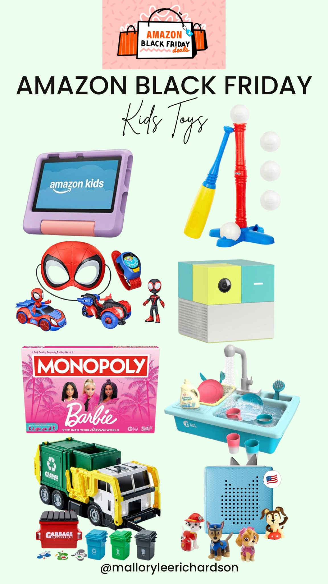 Kids Toys on sale with Amazon Black Friday Deals! Find more on my Amazon Storefront List! 
kids toys, amazon toys, toniebox, barbie monopoly, spider-man, amazon tablet, gift ideas for kids on sale, amazon finds

#LTKKids #LTKCyberWeek #LTKSaleAlert