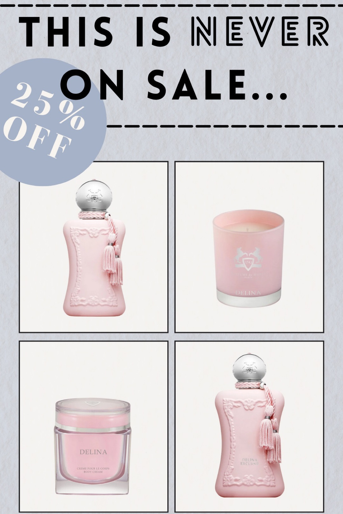 25% off almost all purchases of $250+ with code NEWBLUE

Sale alert, best perfume, perfume sale, Delina, body cream, blue mercury, Emily Ann Gemma 

#LTKBeauty #LTKHome #LTKSaleAlert