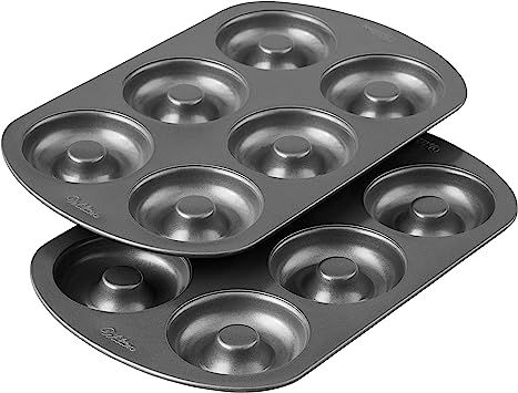 Wilton Non-Stick 6-Cavity Donut Baking Pans, 2-Count | Amazon (US)