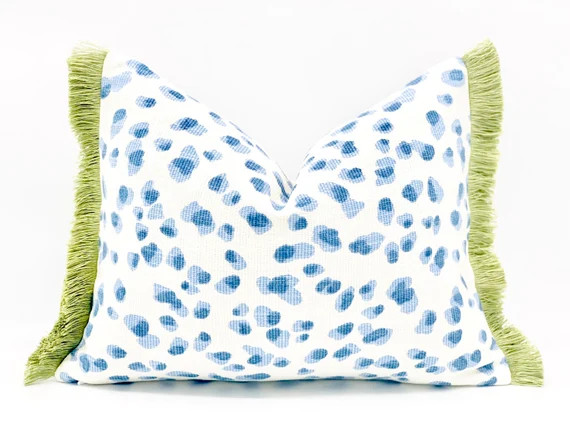Ballard Mira Blue Decorative Throw Pillow Cover  Sofa Pillow - Etsy | Etsy (US)