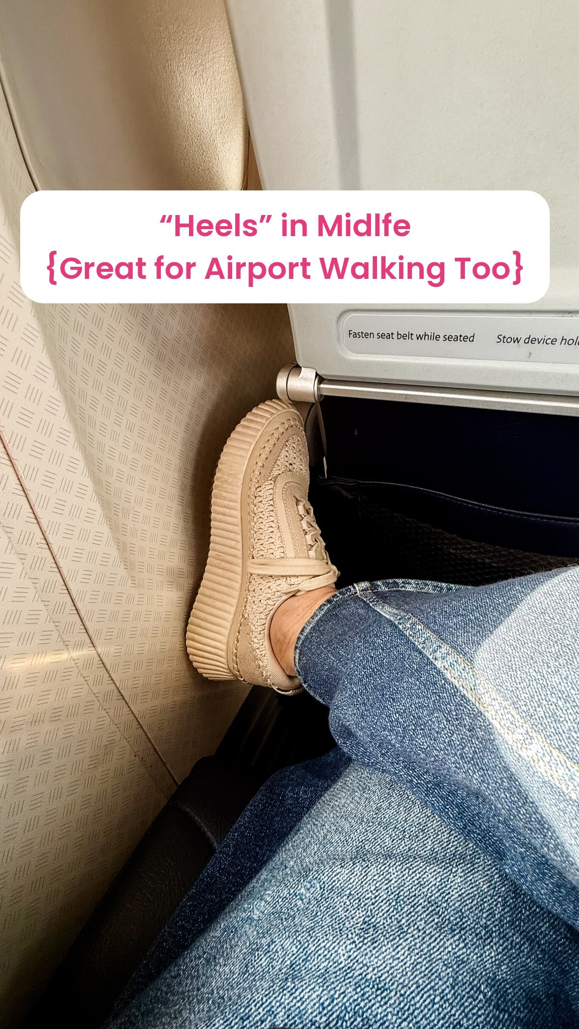 I’m 5’5’ on this travel day and walking the airport in comfort ☺️

#LTKTravel