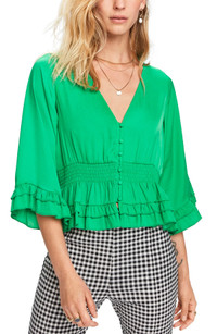 Click for more info about Ruffle V-Neck Blouse