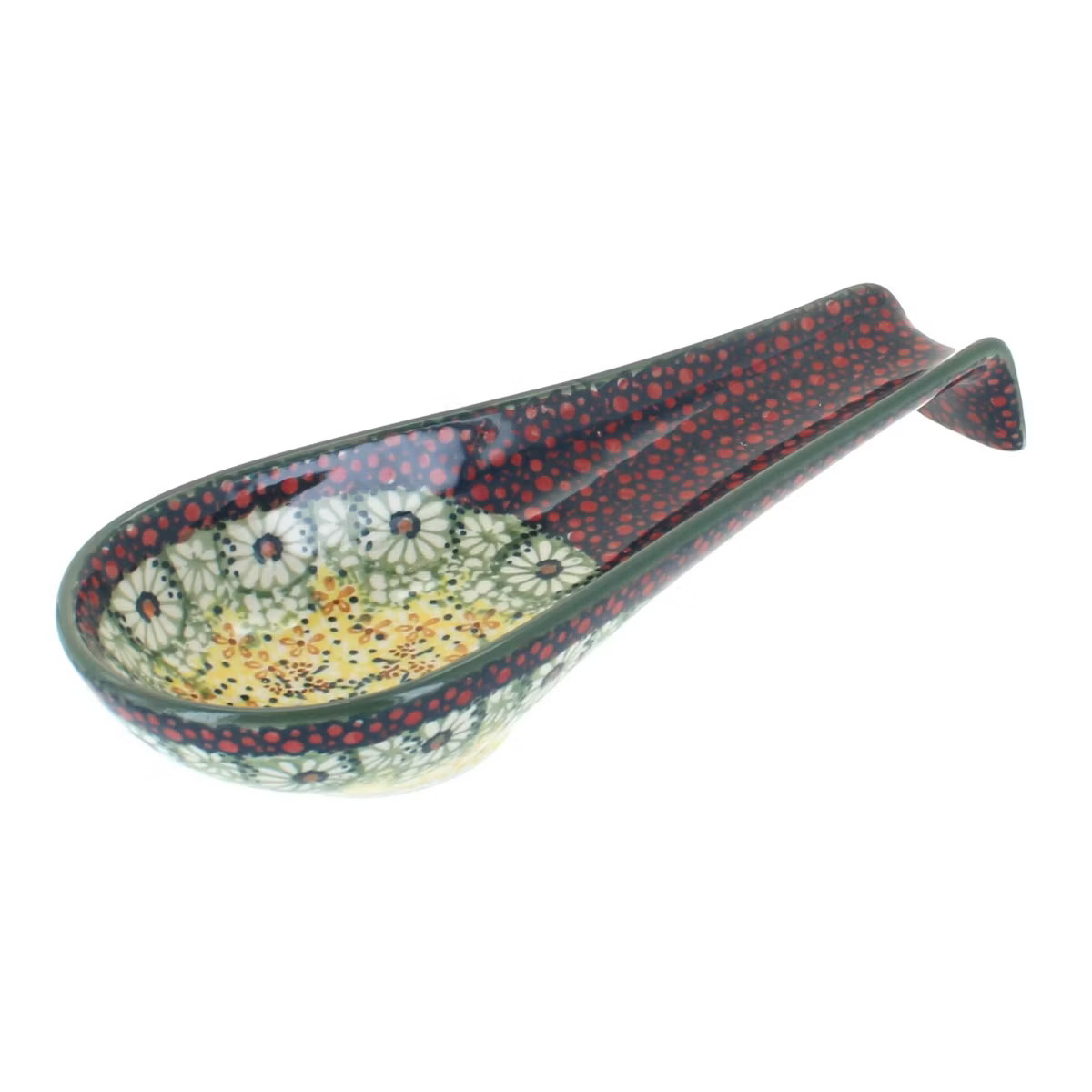 Blue Rose Polish Pottery P007 Manufaktura Large Spoon Rest | Target