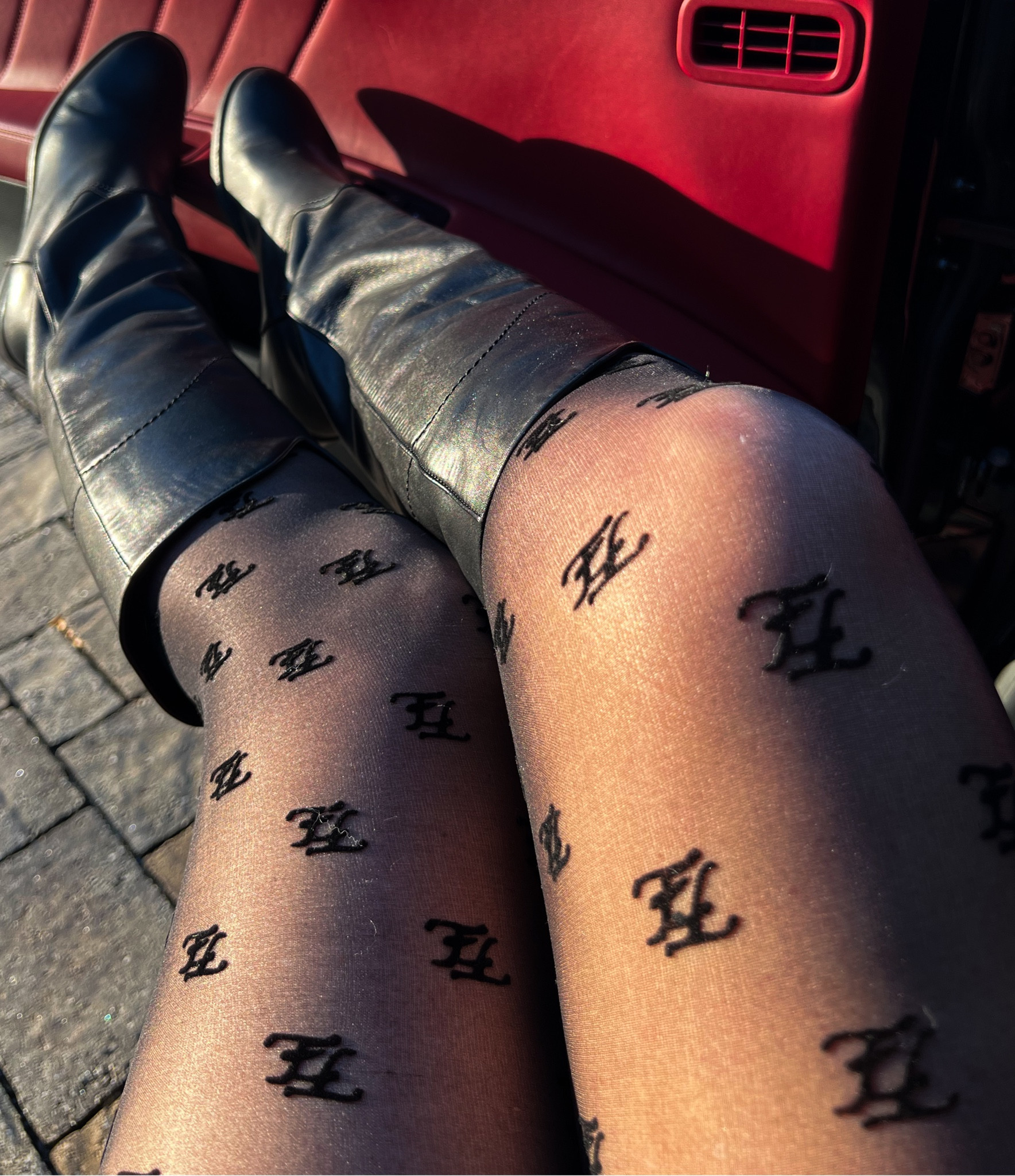 fendi thigh highs