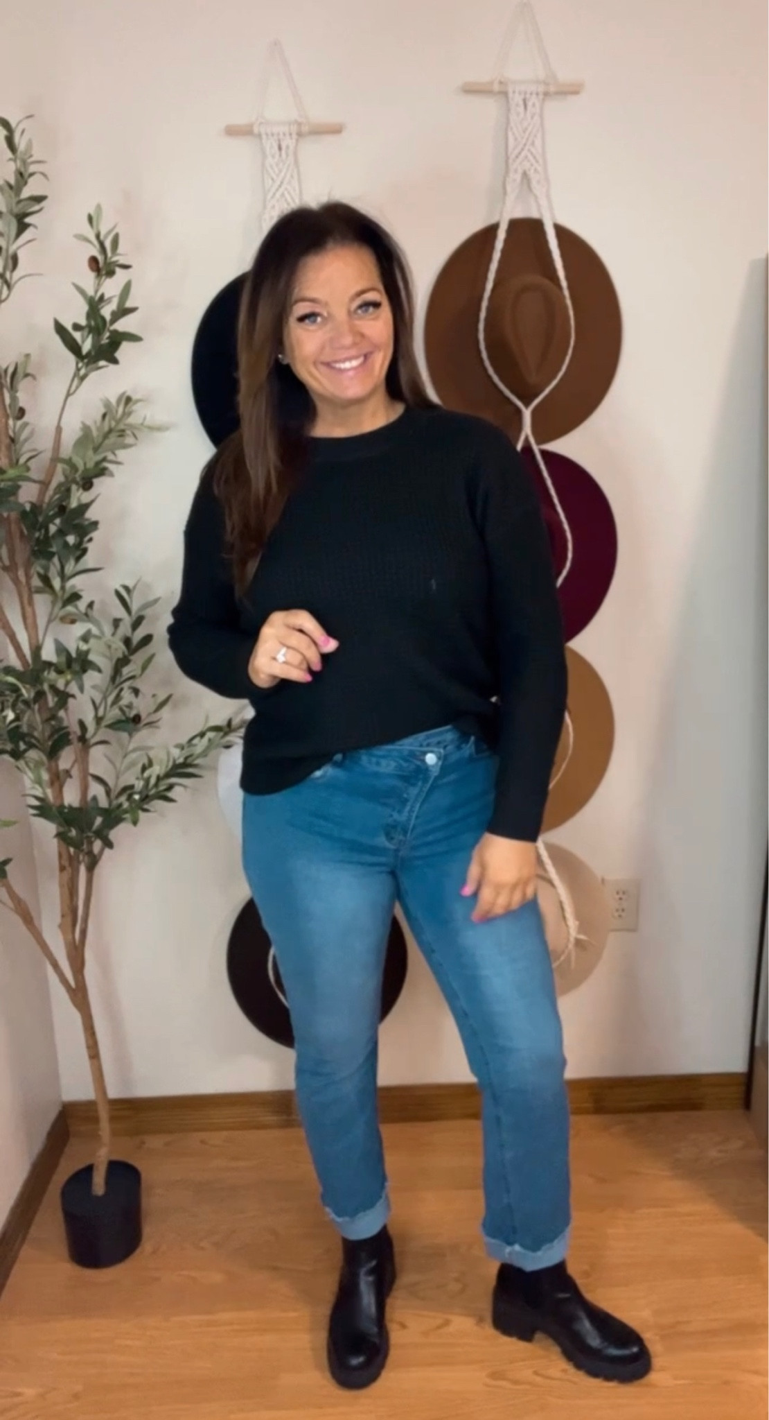 This is such an easy look. Very cozy. I can’t believe this @walmart sweater is on sale for $10!!!! 

#LTKstyletip #LTKSeasonal #LTKMostLoved