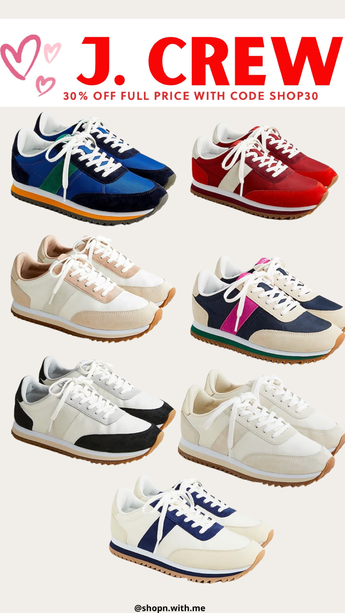 jcrew tennis shoes