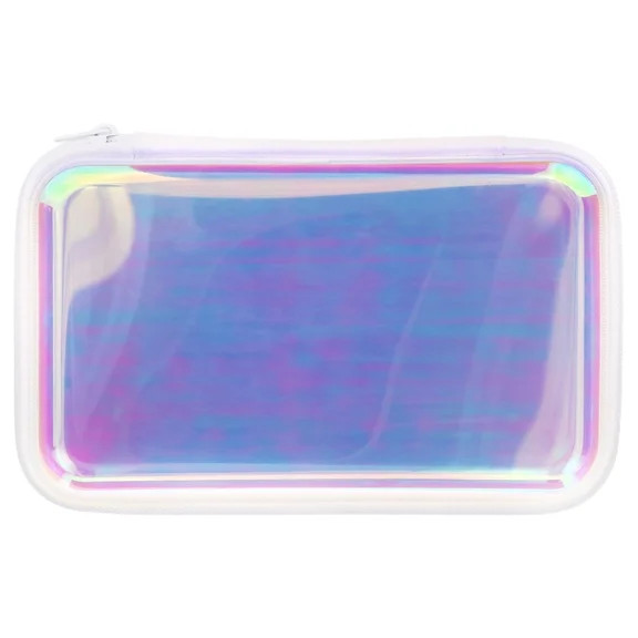 Pen+Gear Large Zipper Pencil Case, Iridescent | Walmart (US)