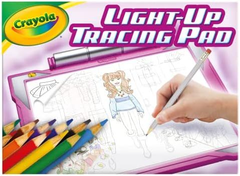 Crayola Light Up Tracing Pad Pink, Gifts for Girls & Boys, Age 6, 7, 8, 9 | Amazon (US)