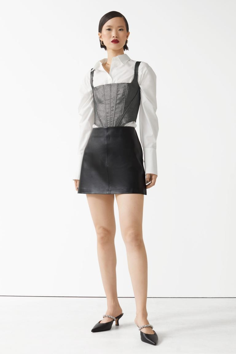 Leder-Minirock | H&M (DE, AT, CH, NL, FI)