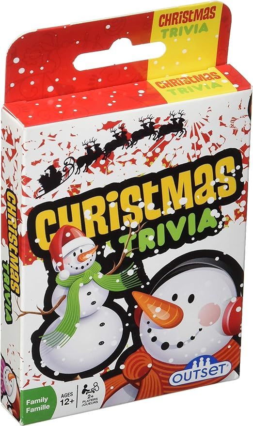 Outset Media Christmas Trivia Card Game – Travel Sized – for 2 or More Players Ages 12 and up | Amazon (US)