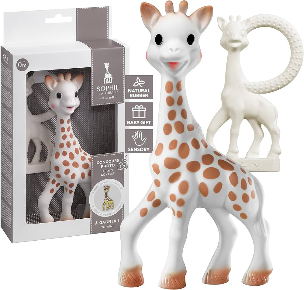Sophie la girafe, Award Set | includes Sophie la girafe, a Sophie la girafe Mini Teether & Photo ... | Amazon (US)