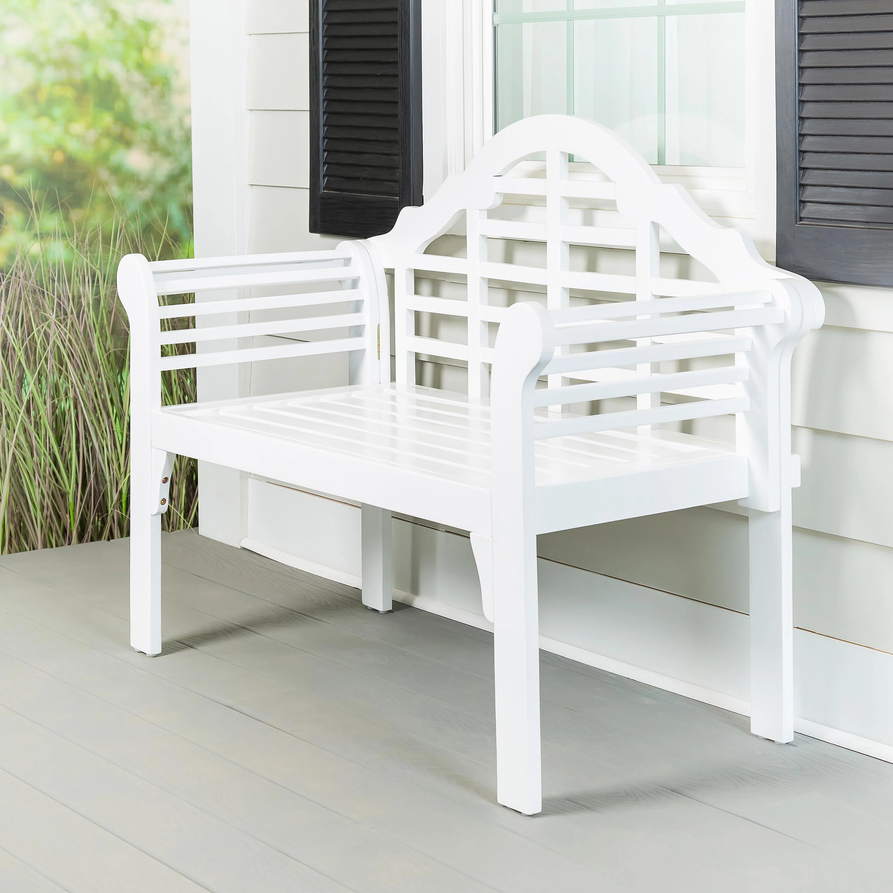 Evergreen Enterprises, Inc Lutyens Wood Garden Bench & Reviews | Wayfair | Wayfair North America