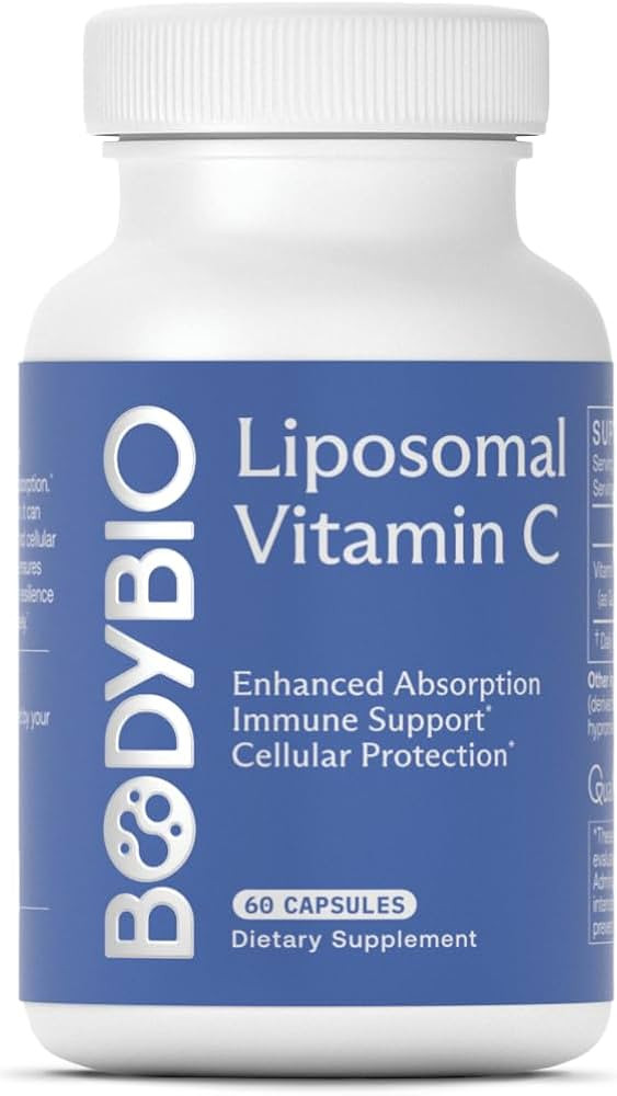 BodyBio Liposomal Vitamin C - Powerful Antioxidant for Immune Support and Cellular Health, 1,000 ... | Amazon (US)