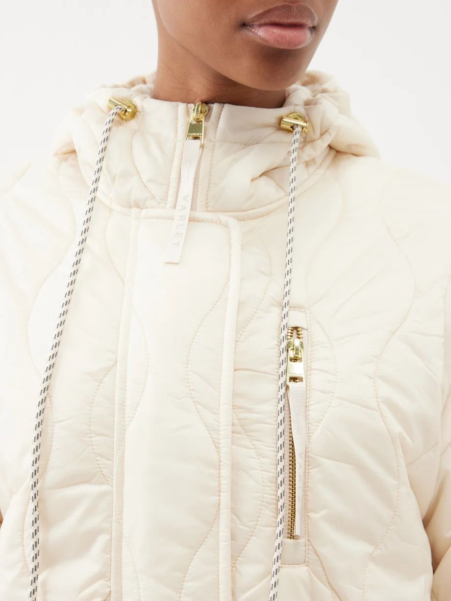 Caitlin quilted-shell jacket | Matches (US)