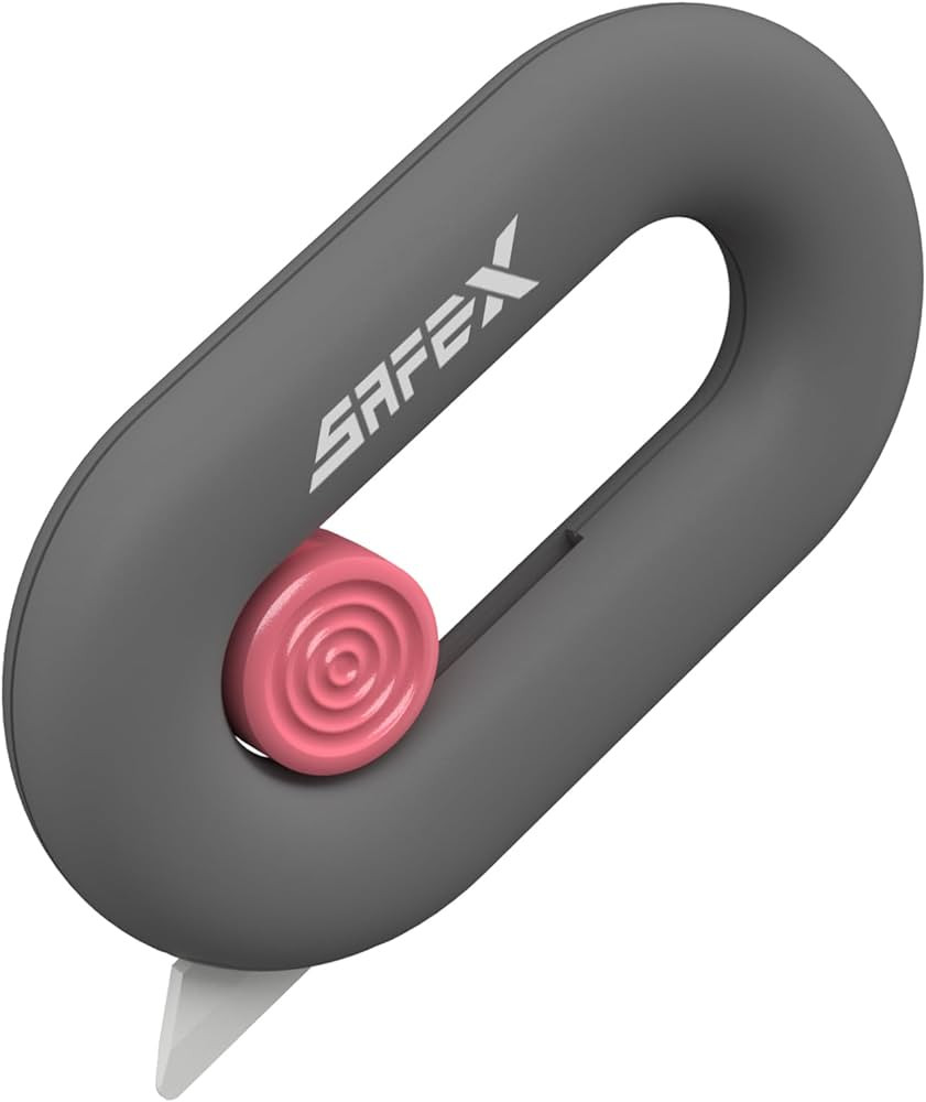 Ceramic Box Cutter, Box Cutter Retractable, Pink, Mini, keychain, Safety, Cute, Magnetic Package ... | Amazon (US)