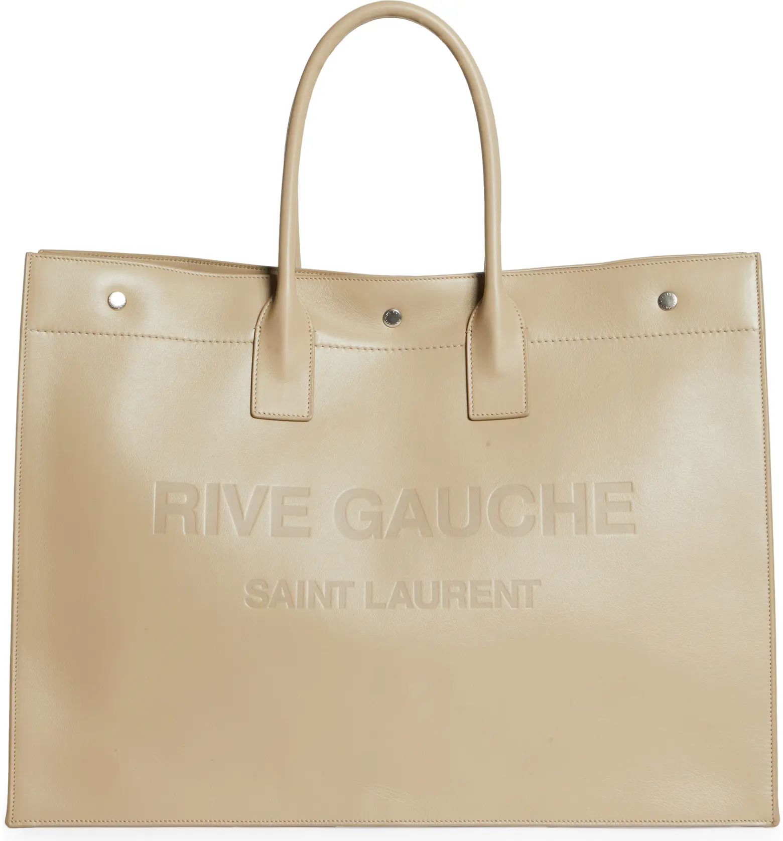 Saint Laurent Large Rive Gauche Leather Tote | Nordstrom | Nordstrom