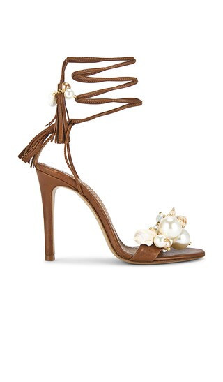 Alameda Turquesa Nassau Heel in Brown. - size 37 | Revolve Clothing (Global)