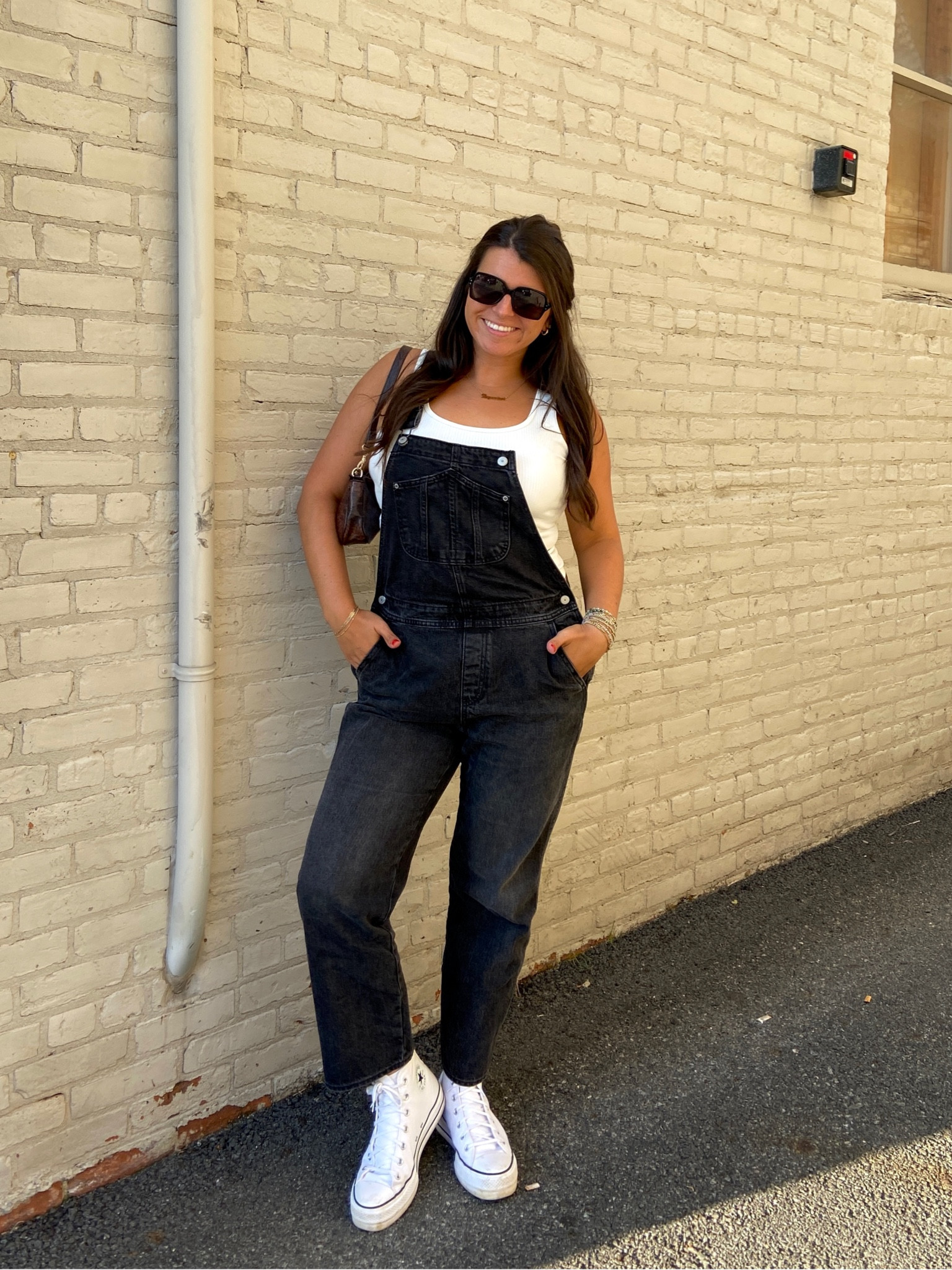 Fall outfit - styling overalls ! Shirt size L, overalls size 10, shoes TTS 

#LTKSeasonal #LTKstyletip #LTKfindsunder50